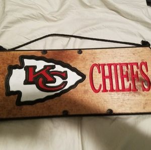 Handmade Kansas City Chiefs sign